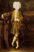 Portrait of a boy. Was att. as Peter III or Peter II portrait, possibly Elizabeth in men dress